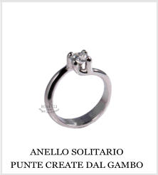 ANELLO SOLITARIO PUNTE CREATE DAL GAMBO