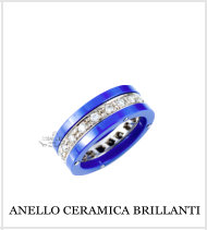 ANELLO CERAMICA BRILLANTI
