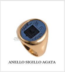 ANELLO SIGILLO AGATA