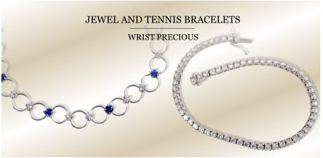 JEWEL AND TENNIS BRACELETS WRIST PRECIOUS