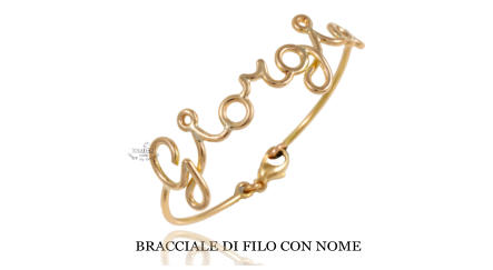 BRACCIALE DI FILO CON NOME
