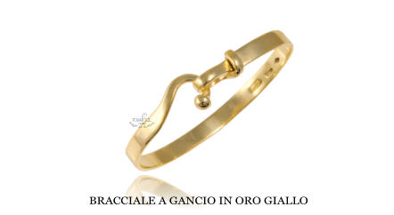 BRACCIALE A GANCIO IN ORO GIALLO