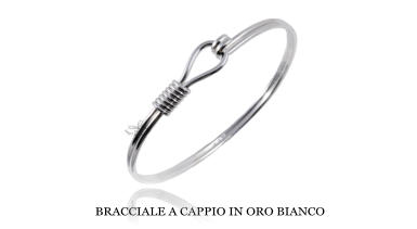 BRACCIALE A CAPPIO IN ORO BIANCO