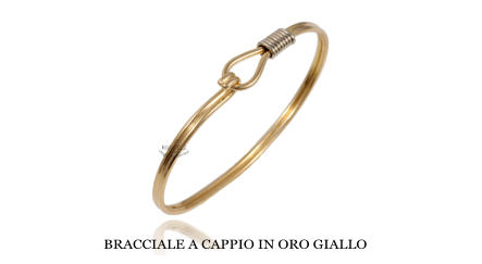 BRACCIALE A CAPPIO IN ORO GIALLO